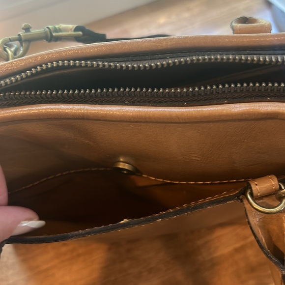 Patricia Nash western embossed leather satchel - Picture 4 of 8